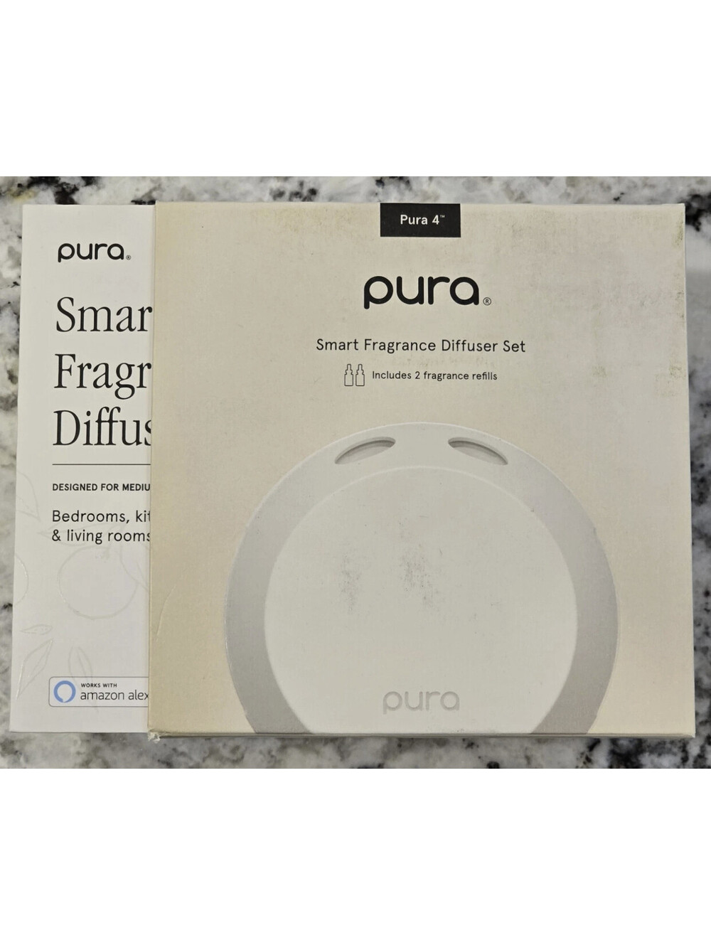 Pura 4 Smart Fragrance Diffuser WITH 2 Scents (2025 version, not recalled) - Picture 2 of 9
